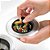Ralo De Pia Cozinha Aço Inox Silicone Com Cestinho Flexível - Imagem 1