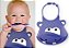 Babador de Silicone Silybib Hipopótamo Roxo - Multikids Baby - Imagem 2