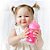 Copo Térmico Infantil Pisca Pisca com Bico Rígido Rosa - Nuby - Imagem 3