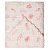Toalha de Banho Soft Bamboo Mami com Capuz Folhagem Rosa - Papi Baby - Imagem 1