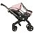 Carrinho de Bebê e Cadeira para Carro 3 em 1 Rosa - Embee - Imagem 2