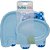 Prato com Divisória Infantil Hipopótamo Azul - Buba - Imagem 2