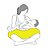 Almofada de Amamentação Multifuncional Rosa Pessego - FOM Baby - Imagem 4
