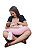 Almofada de Amamentação Multifuncional Milky Baby Rosa - Baby Pil - Imagem 5