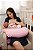 Almofada de Amamentação Multifuncional Milky Baby Rosa - Baby Pil - Imagem 4