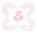 Chupeta Ortodôntica Silk Touch Start 0 a 2 Meses Menina - MAM - Imagem 1