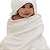 Toalha de Banho com Capuz Comfort Power Sec Branco - Laço Bebê - Imagem 1