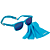 Óculos de Sol Flexível com Alça 3-36 Meses Azul - Buba - Imagem 5