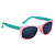 Óculos de Sol Baby com Armação Flexível e Proteção Solar Rosa/Verde - Buba - Imagem 1