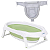 Banheira Dobrável Jelly Verde + Rede de Proteção Support Cinza - Kiddo - Imagem 1