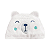 Toalha de Banho com Capuz Comfort Power Sec Urso Branco - Laço Bebê - Imagem 1