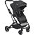 Carrinho de Bebê Zig Zag Com Bebe Conforto Casulo Click Preto - Kiddo - Imagem 3