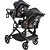 Carrinho de Bebê Para 2 Crianças + 2 Bebê Conforto Pair Melange Cinza - Kiddo - Imagem 16