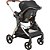 Carrinho de Bebê Speedy Com Bebe Conforto E Base Isofix Preto - Kiddo - Imagem 4
