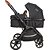 Carrinho de Bebê Nomad Com Bebe Conforto E Base Isofix Preto - Kiddo - Imagem 2
