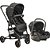 Carrinho de Bebê Prima Com Bebe Conforto E Base Isofix Melange Preto - Kiddo - Imagem 5