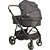 Carrinho de Bebê Cosmos Com Bebe Conforto E Base Isofix Melange Preto - Kiddo - Imagem 7