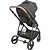 Carrinho de Bebê Cosmos Com Bebe Conforto E Base Isofix Melange Preto - Kiddo - Imagem 6