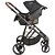 Carrinho de Bebê Cosmos Com Bebe Conforto E Base Isofix Melange Preto - Kiddo - Imagem 13