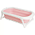 Banheira Dobrável Flex + Suporte de Elevação Rosa - Kiddo - Imagem 7