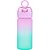 Garrafinha Infantil Degrade com Canudo 450ml Rosa - Buba - Imagem 4