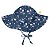 Chapéu de Banho Infantil com FPS +50 Floral Azul - iPlay - Imagem 1
