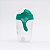 Copo Infantil Tritan com Alça e Canudo 300ml Leo Verde - Petit Piá - Imagem 4
