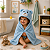 Toalha de Banho com Capuz Comfort Power Sec Cachorro Azul - Laço Bebê - Imagem 3