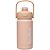Garrafa Térmica Infantil Parede Dupla Inox 350ml Bege - Buba - Imagem 1