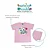 Pijama Infantil Manga Curta Rosa/Verde Panda Peeble Marckids - Imagem 2