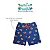 Pijama Infantil Manga Curta Branco/Azul Leão Marcus Marckids - Imagem 3