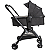 Carrinho de Bebê com Moisés Kiddo Savvy 360° Preto - Imagem 11