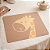 Jogo Americano em Silicone Girafa Lola Amarelo Manteiga - Marcus & Marcus - Imagem 1
