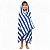 Toalha de Banho com Capuz Kids Power Sec 140x70cm Azul Listrada - Imagem 2