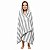 Toalha de Banho com Capuz Kids Power Sec 140x70cm Cinza Listrada - Imagem 2