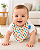 Babador Bandana Multikids Baby 100% Algodão – Balões 6+ Meses - Imagem 2