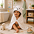 Toalha de Banho com Capuz Comfort Power Sec Ovelha Branco - Laço Bebê - Imagem 3