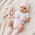 Kit Touca, Luva e Sapatinho RN Laço Bebê Bamboo - Rosa Bebê - Imagem 2