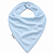 Babador Bandana Bamboo Laço Bebê - Azul Bebê - Imagem 1