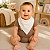 Babador Bandana Bamboo Laço Bebê - Off White - Imagem 2
