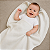 Manta Blanket Bebê 100% Algodão Laço Bebê - Off White - Imagem 2
