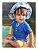 Chapéu de Banho Infantil com FPS +50 Azul Royal - Ecoeplay - Imagem 2