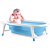 Banheira de Bebê Dobrável Flexi Bath Azul/Rosa - Multikids - Imagem 3