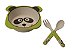 Kit Alimentação ECO Fibra de Bambu (03 Peças) Panda - Girotondo Baby - Imagem 3