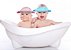 Chapéu Protetor de Olhos e Ouvidos do Bebê no Banho - (2 Unidades) - Imagem 1