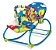 Cadeira de Balanço Bebê Infantil Musical Rocker Selva Azul - Mastela - Imagem 1