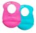 Babadores de Silicone Roll N' Go Rosa e Turquesa - Tommee Tippee - Imagem 1