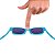 Óculos de Sol Baby com Armação Flexível e Proteção Solar Azul - Buba - Imagem 7