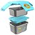 Kit Lanche Aço Inox ZOO com 2 Potes Cachorro - Skip Hop - Imagem 2