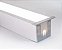 Perfil Alumínio de Embutir Full Difusor Leitoso para LED - Imagem 1